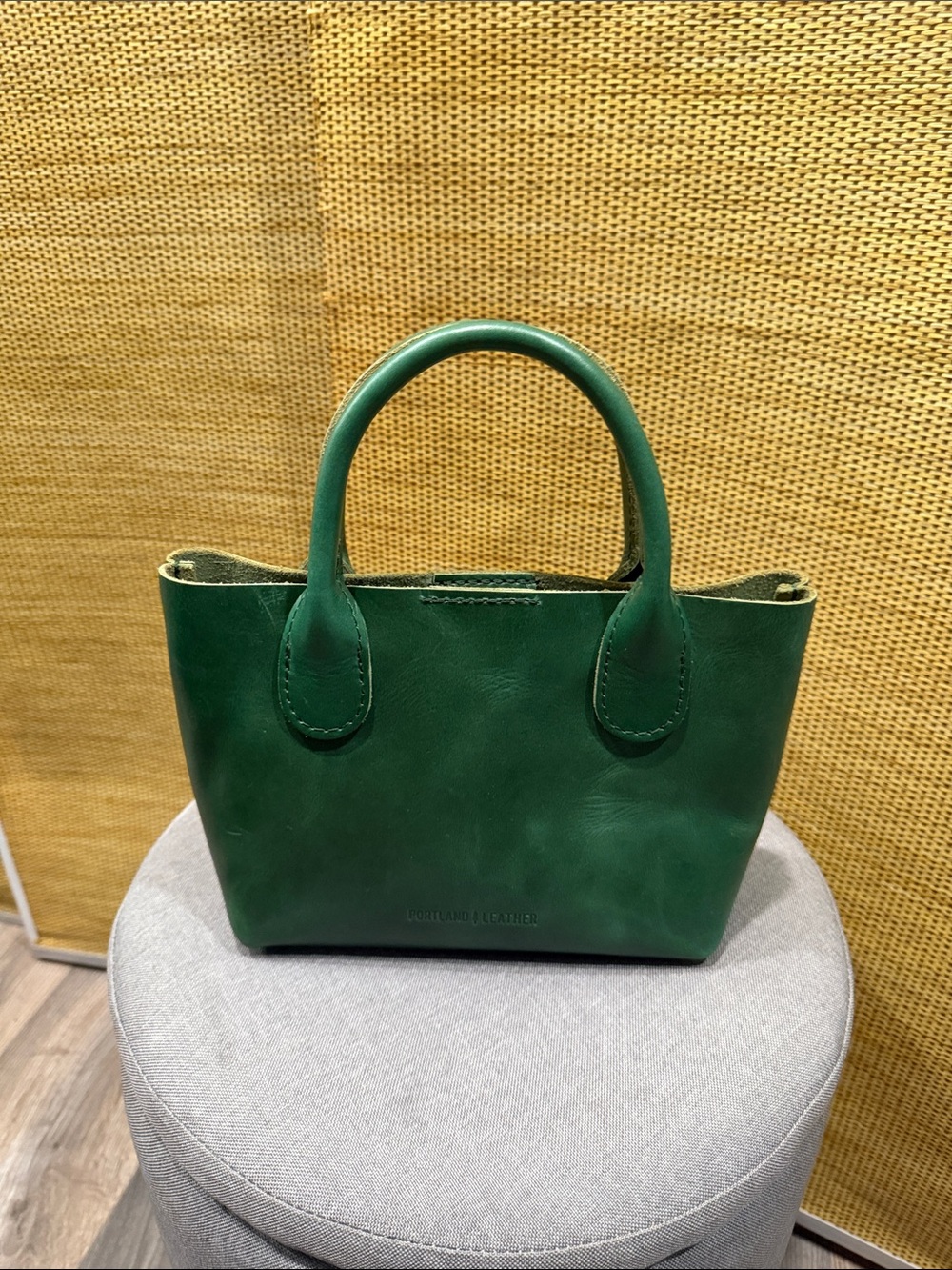 Cowboy Green Portland Leather Leather Raindrop Bag